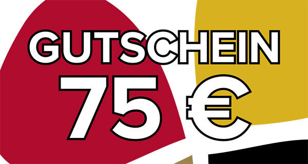 Gutschein für Onlineshop - 75 €