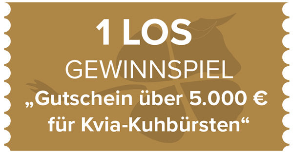 Los Gewinnspiel Kvia-Kuhbürsten